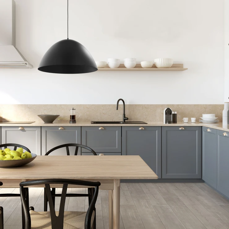 Hengelampe Cortona Svart Matt Ø 50 cm