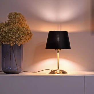 Bordslampa <strong>Flaren</strong>  Svart, Guld Matt