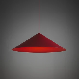 Hängande Lampa L <strong>Bruma</strong>  Röd Matt
