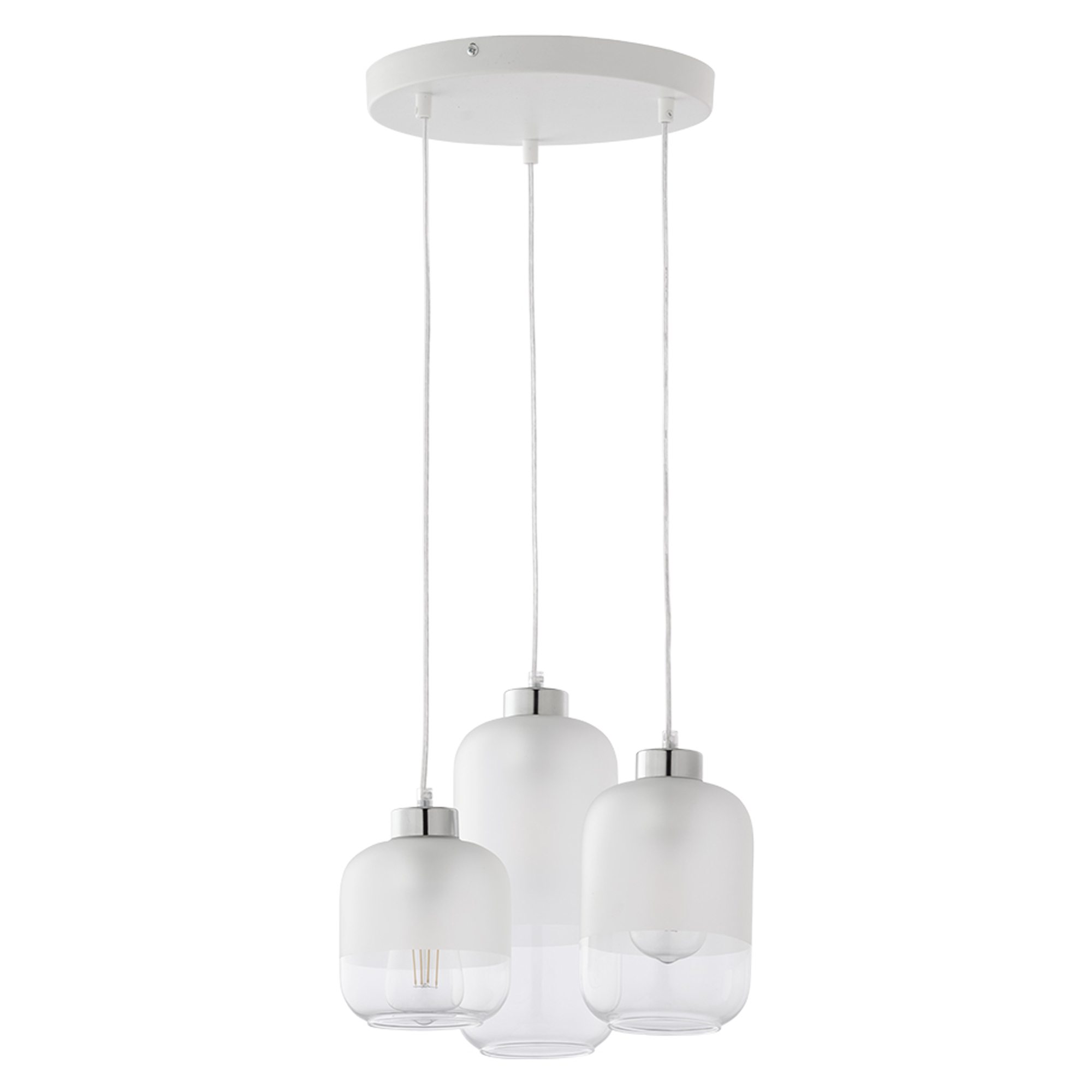 Hengelampe Trio Polo Sølv Blank