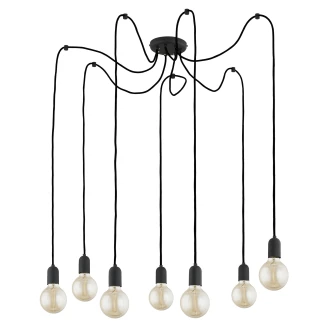 Hängande Lampa <strong>Spider</strong>  Svart Matt
