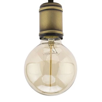 Taklampa <strong>Retro Line</strong>  Svart, Guld Matt