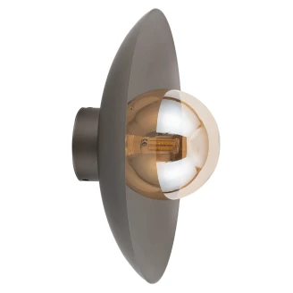 Vägglampa <strong>Solin</strong>  Brun Matt