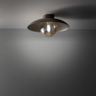 Vägglampa Solin Brun Matt