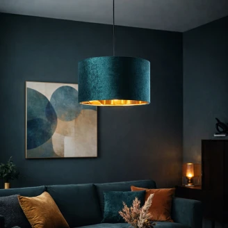 Hängande Lampa <strong>Moor</strong>  Grön, Guld Matt Ø 38 cm