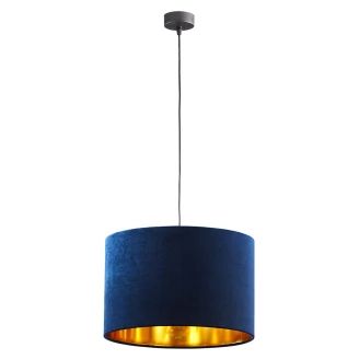 Hängande Lampa <strong>Moor</strong>  Blå, Guld Matt Ø 38 cm