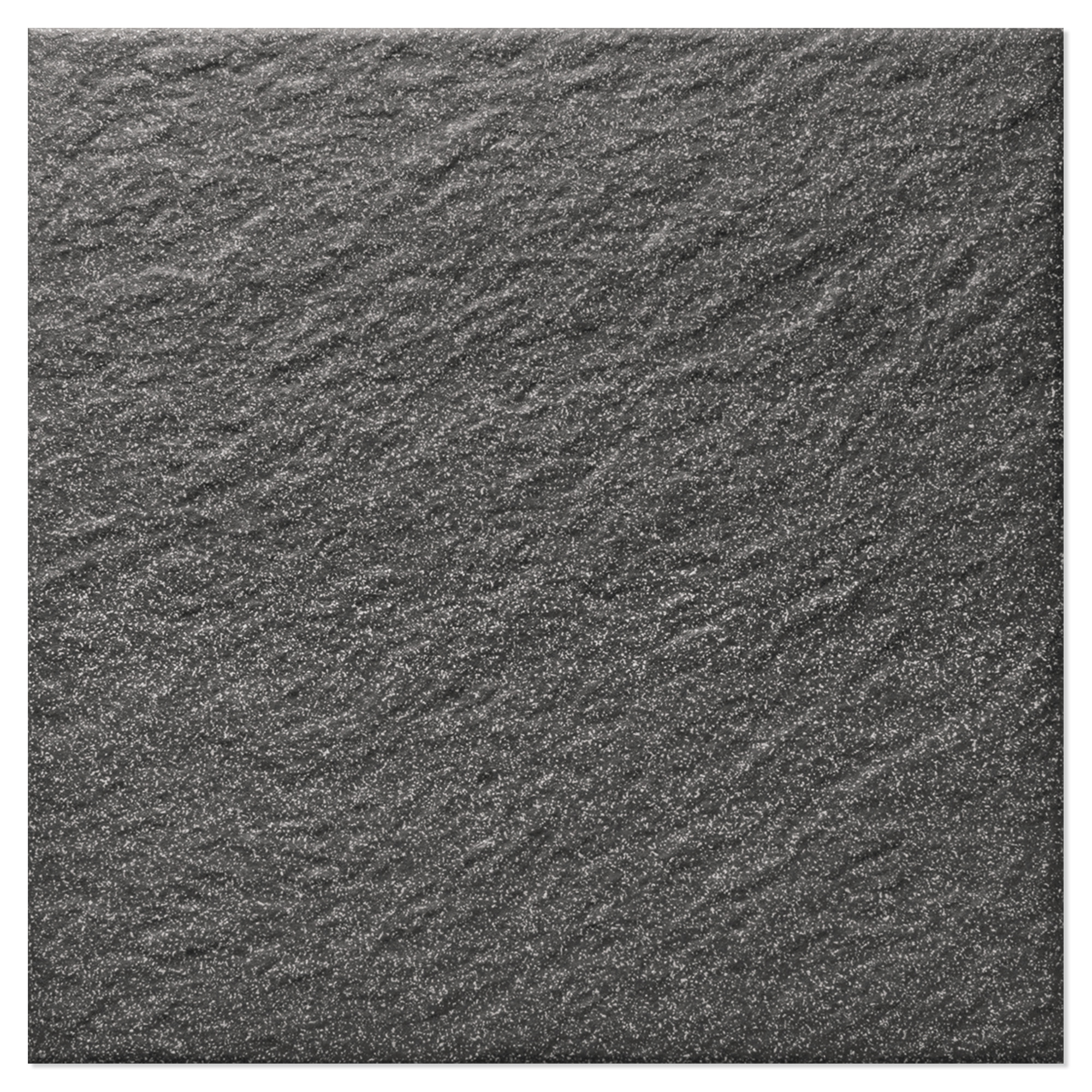 Gulvflis Granitt Svart Relief Matt 30x30 cm