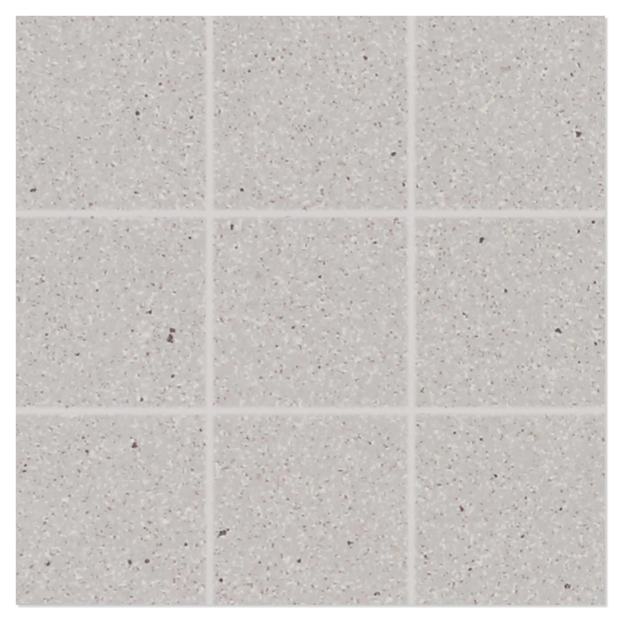 Mosaikk Gulvflis Granitt Lys Grå Matt 30x30 (10x10) cm