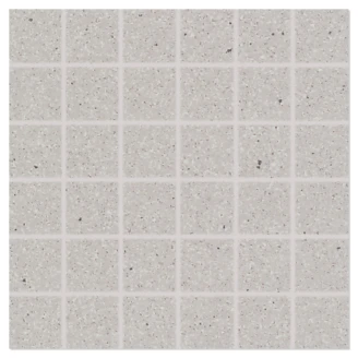 Mosaikk Gulvflis <strong>Granitt</strong>  Lys Grå Matt 30x30 (5x5) cm