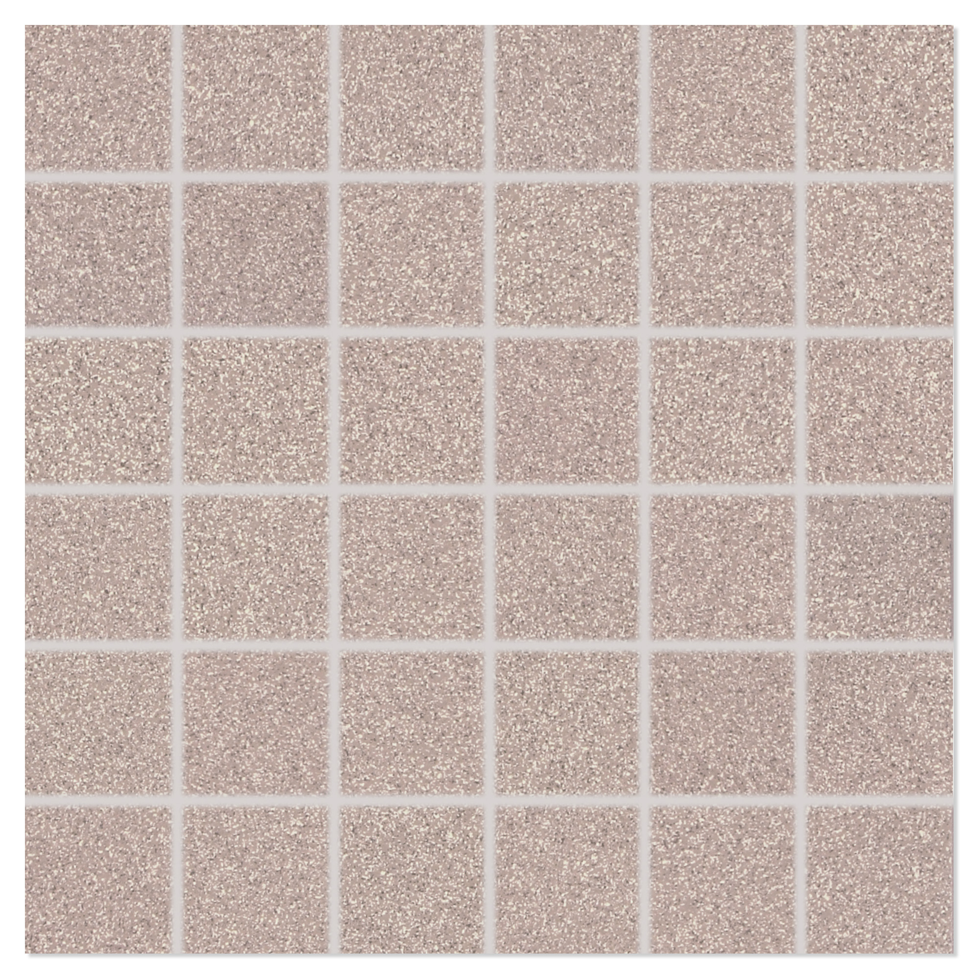 Mosaikk Gulvflis Granitt Gråbeige Matt 30x30 (5x5) cm