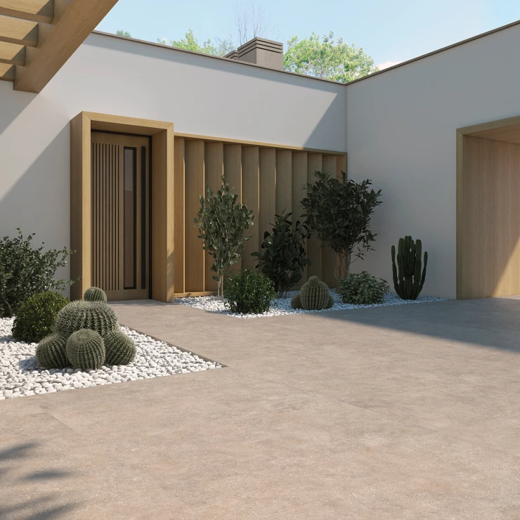 Gulvflis Atrium Gråbeige Sklisikker Matt 60x120 cm