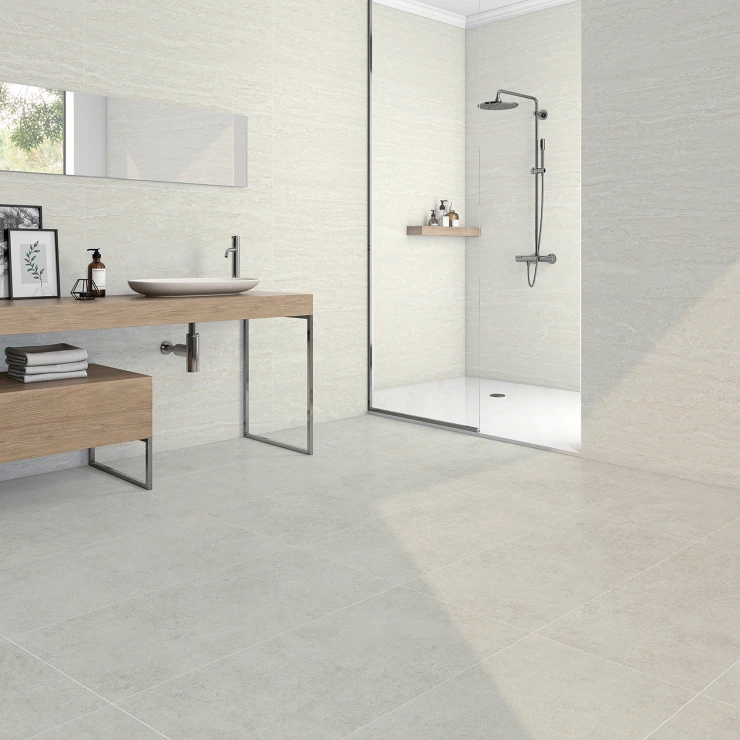 Gulvflis Havn Ivory-Travertin Matt 60x120 cm