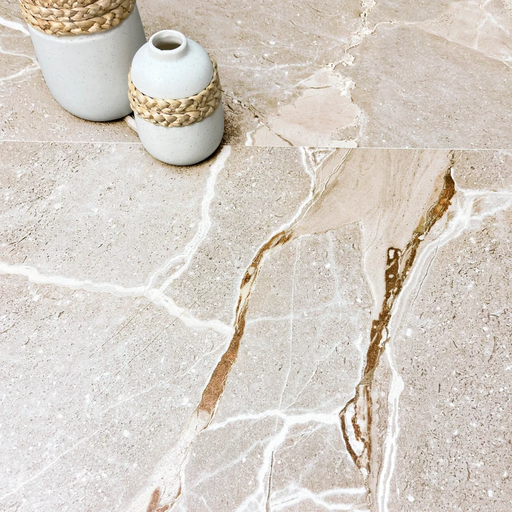 Klinker Skymning Beige Matt 60x60 cm