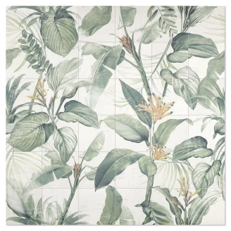 Mainzu Gulvflis <strong>Murales</strong>  Spring Leaves Matt 120x120 cm (36 st 20x20 cm)