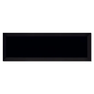 Veggflis <strong>Metro Fasat</strong>  Svart Matt 10x30 cm