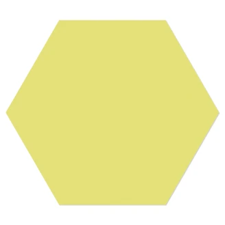 Hexagon Klinker <strong>Sekel</strong>  Gul Matt 15x17 cm