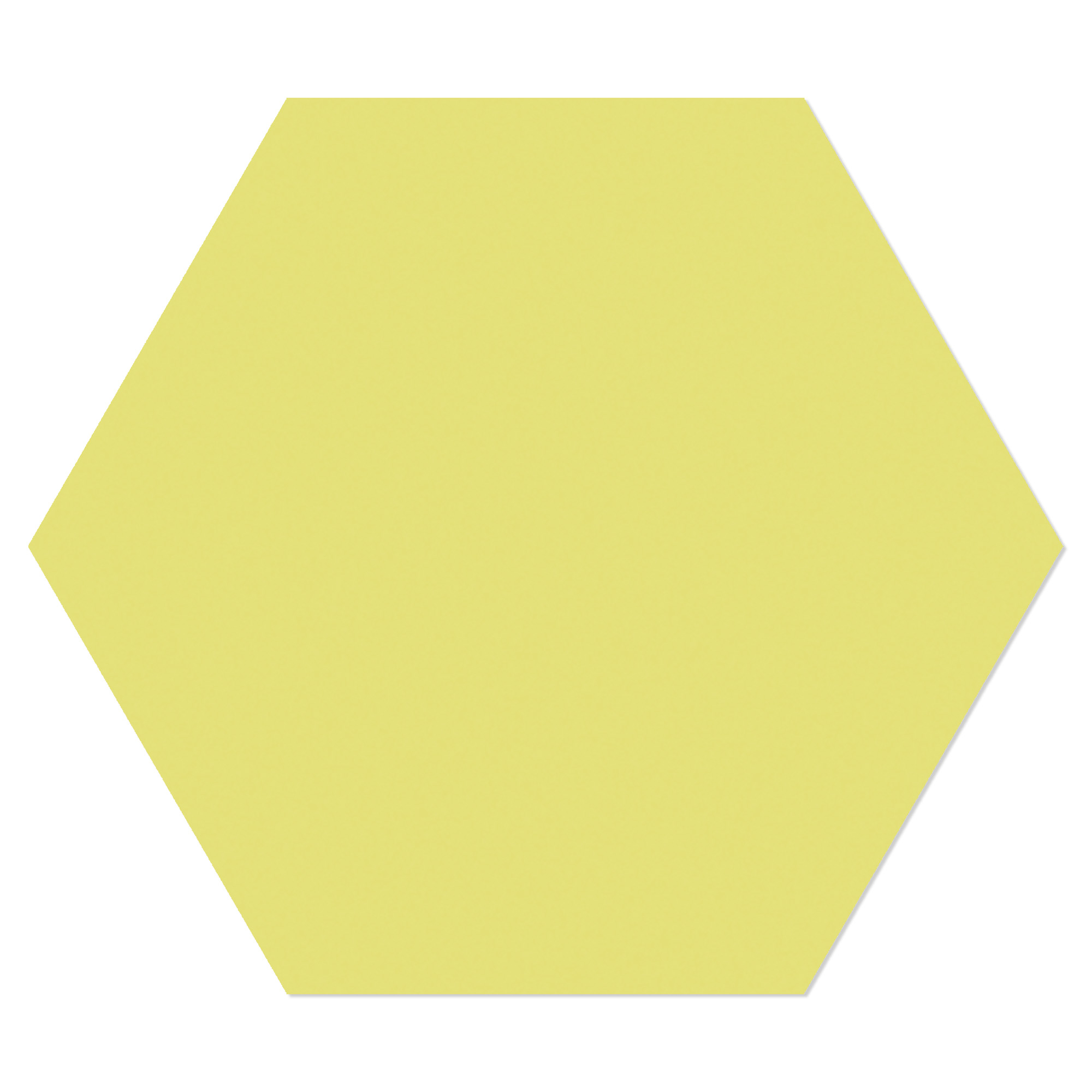Hexagon Klinker Sekel Gul Matt 15x17 cm