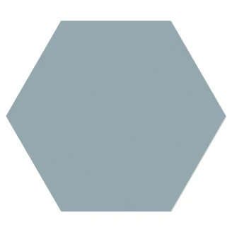 Hexagon Klinker <strong>Sekel</strong>  Ljusblå Matt 15x17 cm
