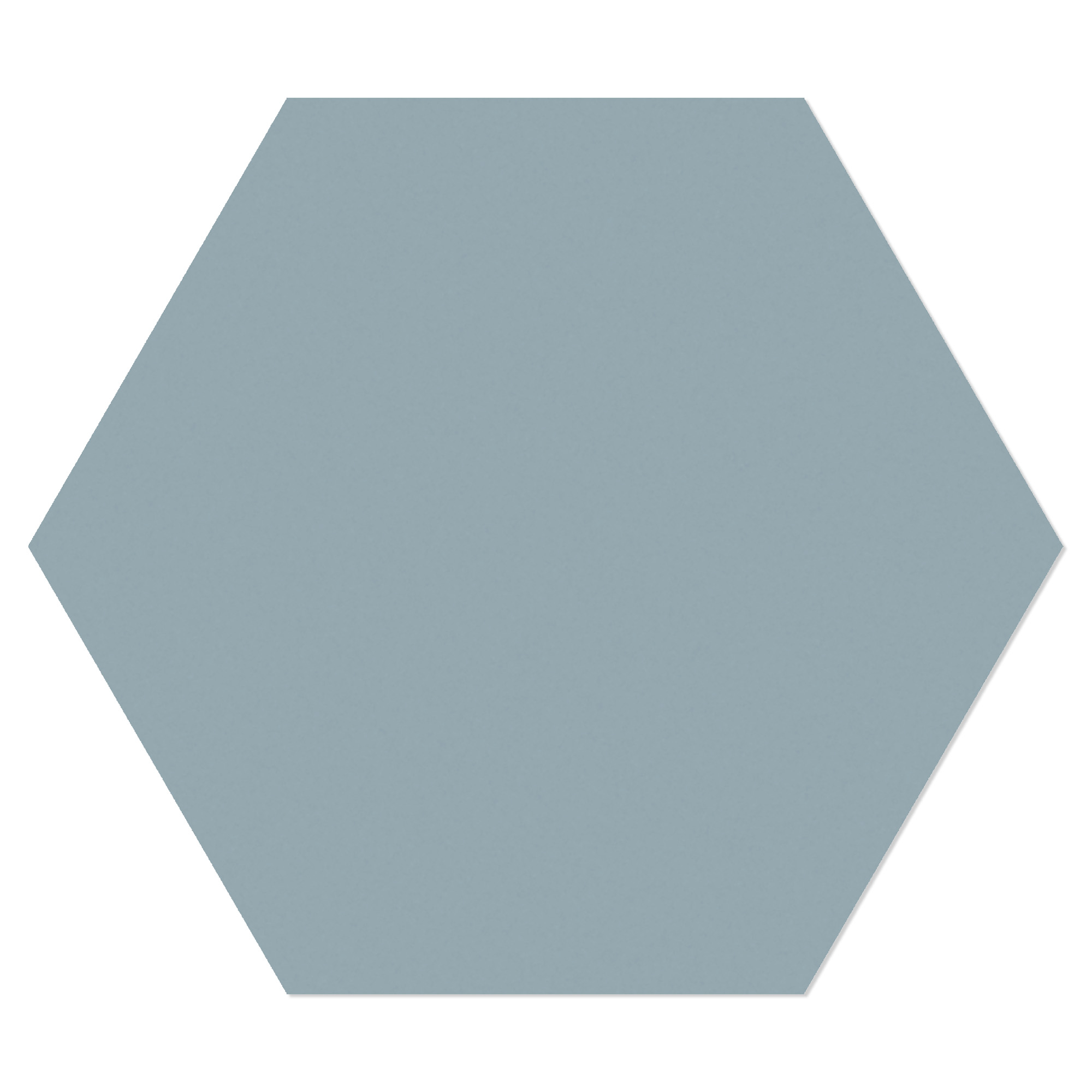 Hexagon Klinker Sekel Ljusblå Matt 15x17 cm