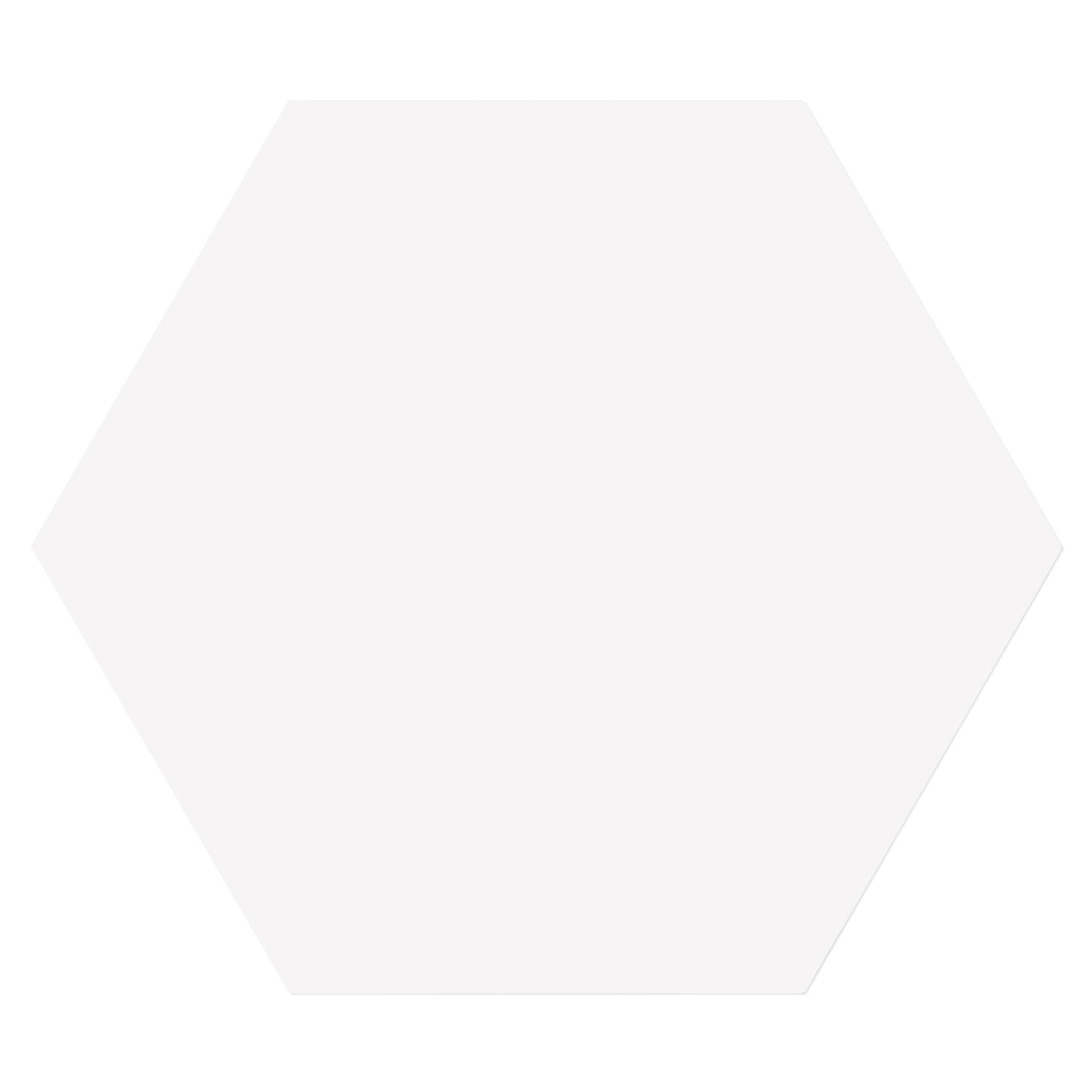 Hexagon Klinker Sekel Vit Matt 15x17 cm