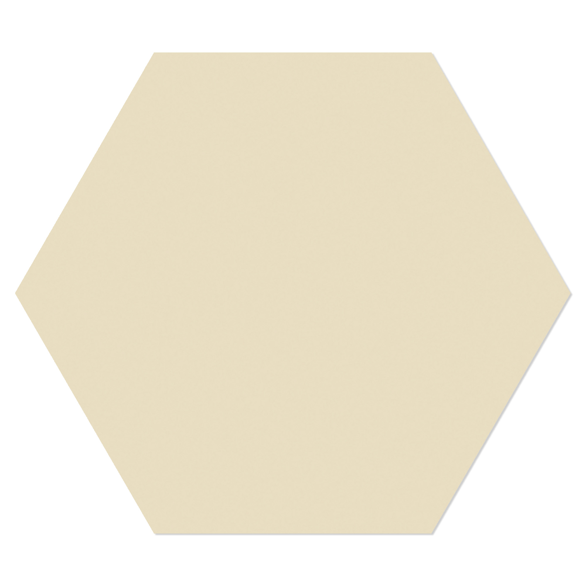 Hexagon Klinker Sekel Beigebrun Matt 23x27 cm