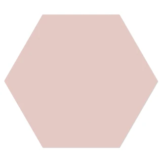 Hexagon Klinker <strong>Sekel</strong>  Rosa Matt 23x27 cm