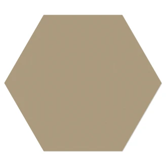 Hexagon Klinker <strong>Sekel</strong>  Brun Matt 23x27 cm