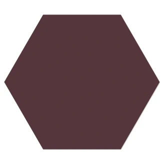 Hexagon Klinker <strong>Sekel</strong>  Läderbrun Matt 23x27 cm