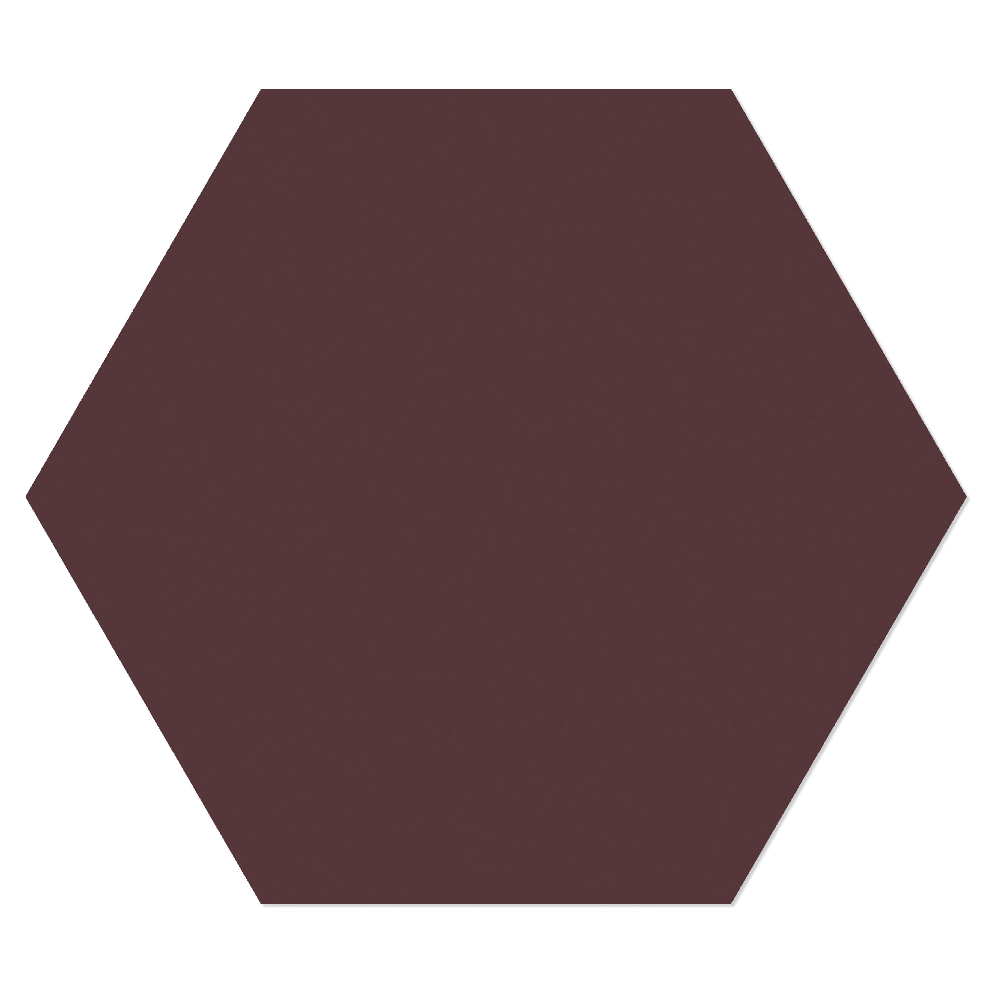 Hexagon Klinker Sekel Läderbrun Matt 23x27 cm