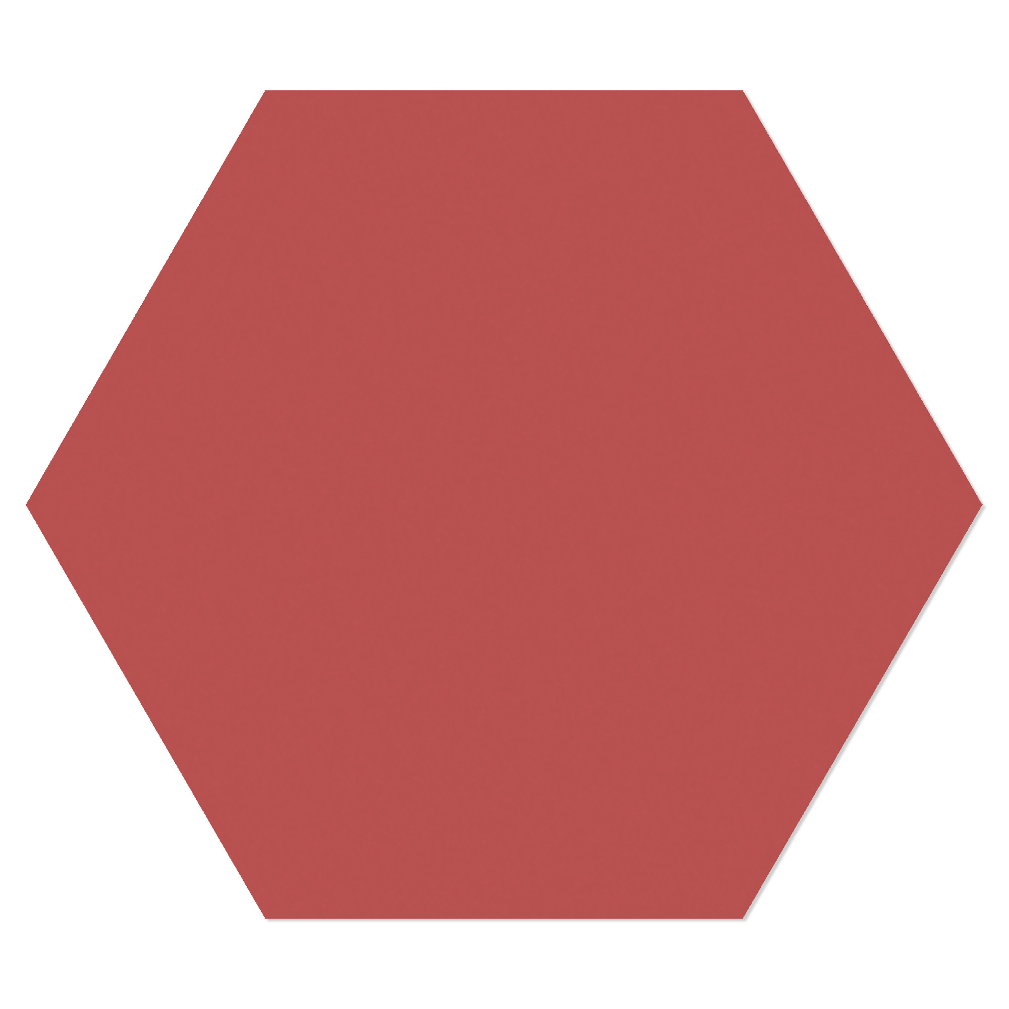 Hexagon Klinker Sekel Röd Matt 23x27 cm