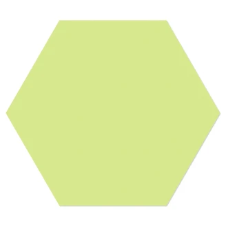 Hexagon Klinker <strong>Sekel</strong>  Ljusgrön Matt 23x27 cm