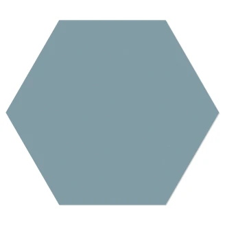 Hexagon Klinker <strong>Sekel</strong>  Blå Matt 23x27 cm