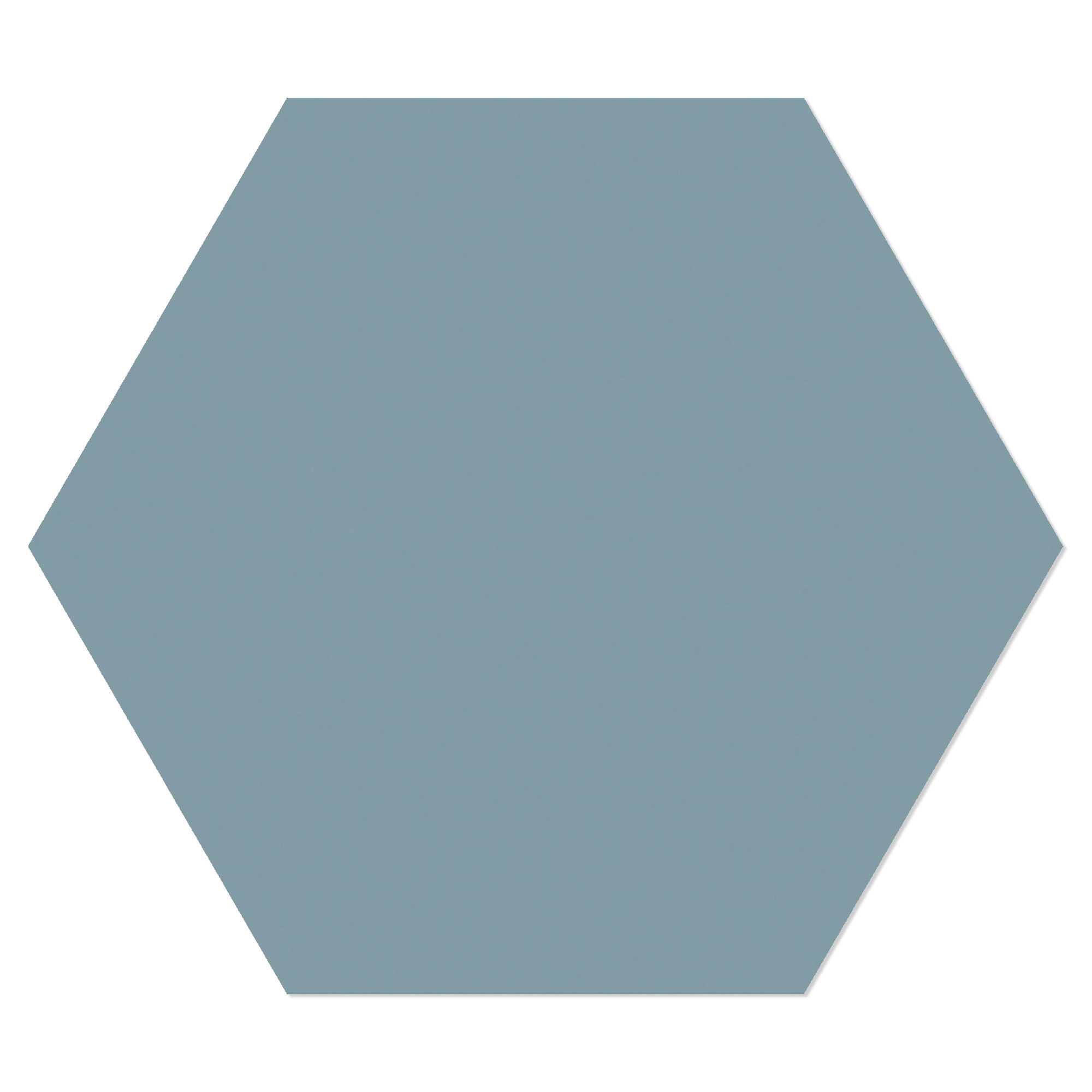 Hexagon Klinker Sekel Blå Matt 23x27 cm