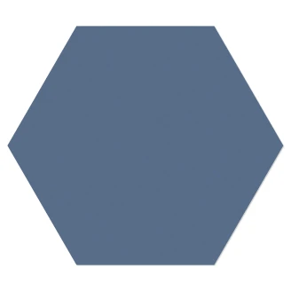 Hexagon Klinker <strong>Sekel</strong>  Mörkblå Matt 23x27 cm