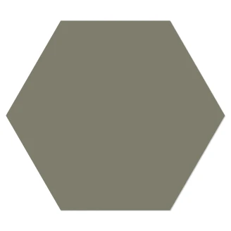 Hexagon Klinker <strong>Sekel</strong>  Mörkbrun Matt 23x27 cm