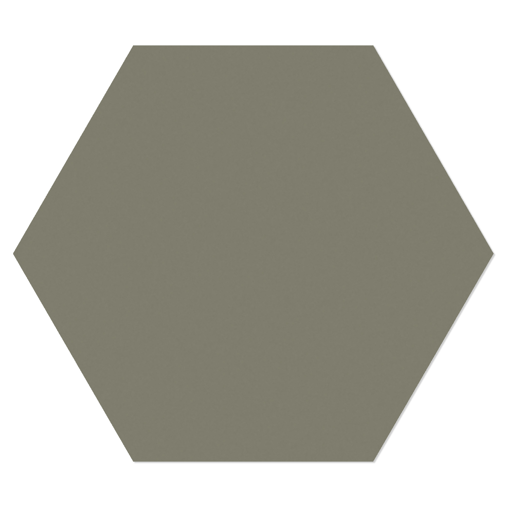 Hexagon Klinker Sekel Mörkbrun Matt 23x27 cm