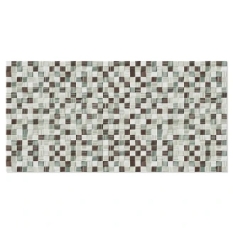 Veggflis <strong>Ljusvik</strong>  Grønn Blank 25x50 cm