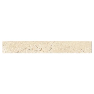 Marmor Golvsockel Klinker <strong>Rosendal</strong>  Ljusbeige Matt 8x60 cm