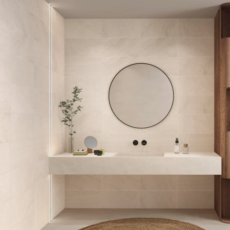 Kakel Avalun Beige Matt 25x50 cm
