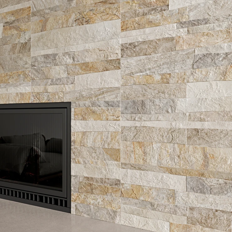 Kakel Rustica Sandbeige Matt 25x50 cm