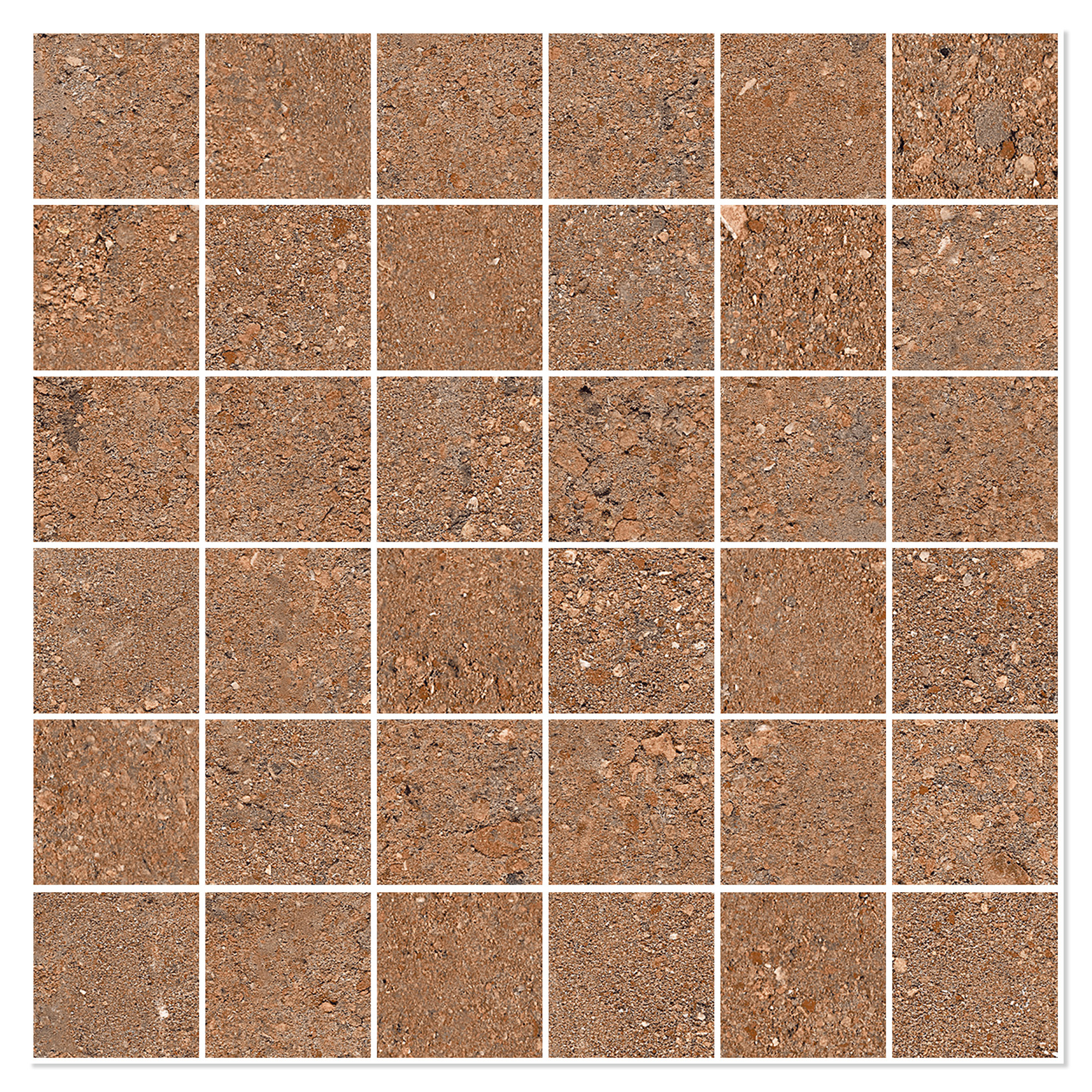 Sant’Agostino Mosaikk Gulvflis Duo Cotto Matt-Struktur 30x30 (5x5) cm