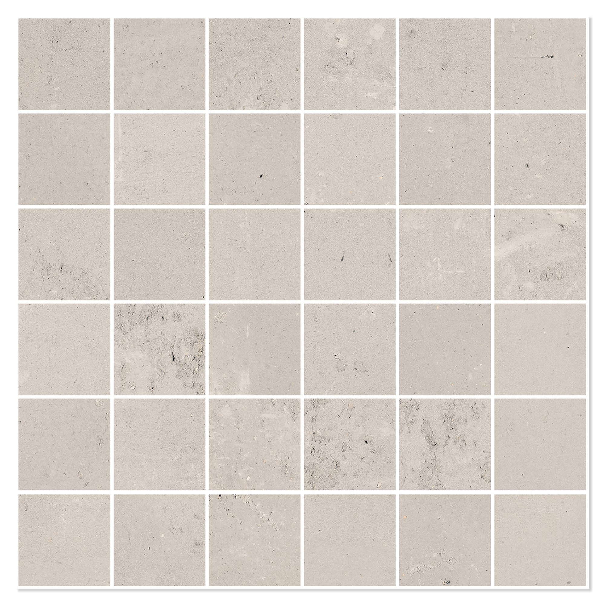 Sant’Agostino Mosaikk Gulvflis Duo Cement Matt-Struktur 30x30 (5x5) cm