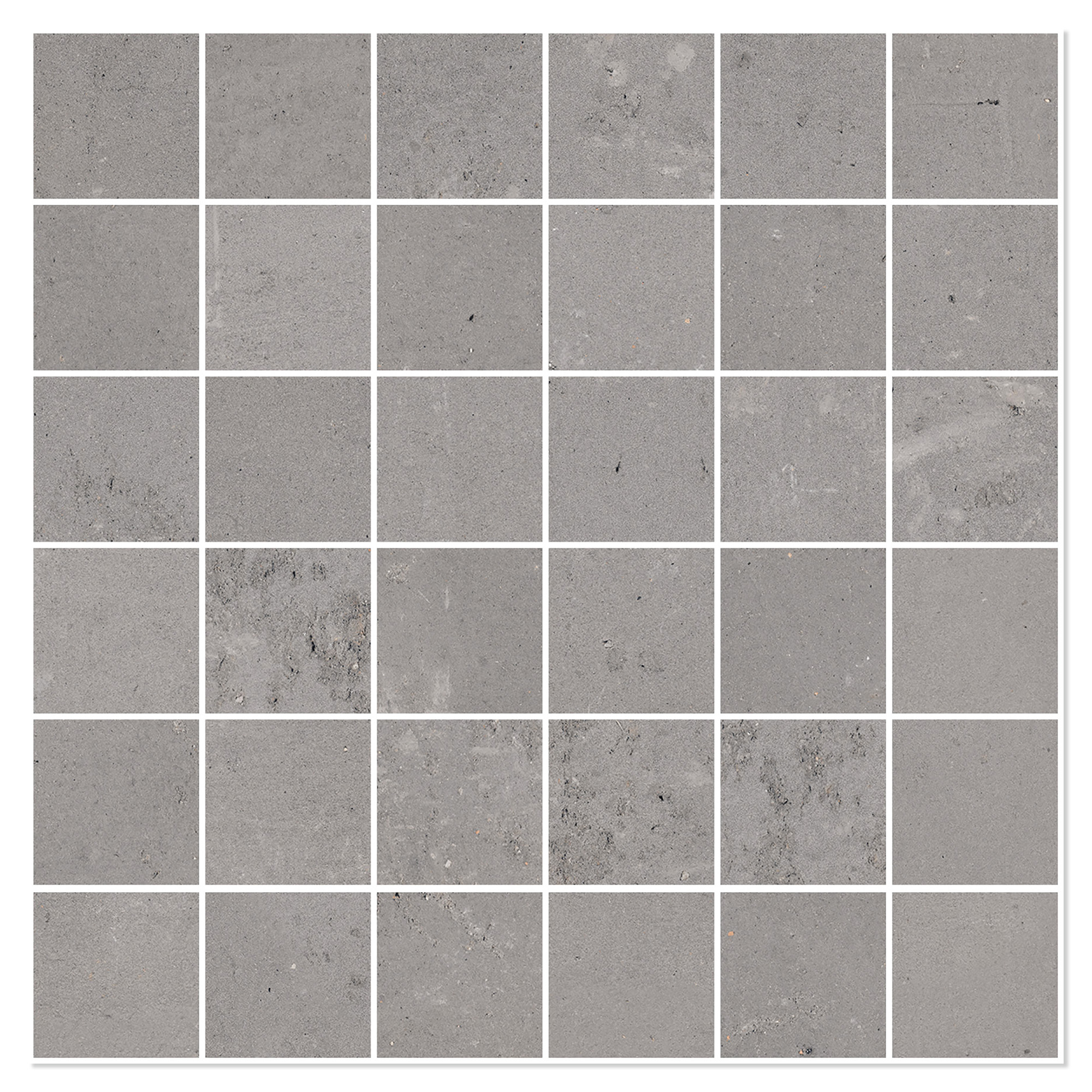 Sant’Agostino Mosaikk Gulvflis Duo Taupe Matt-Struktur 30x30 (5x5) cm
