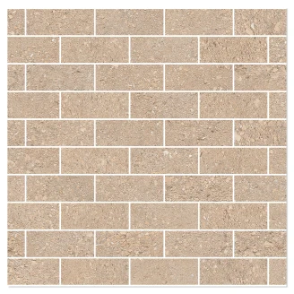 Sant’Agostino Mosaik Klinker <strong>Duo</strong>  Sand Matt-Struktur 3D 30x30 cm