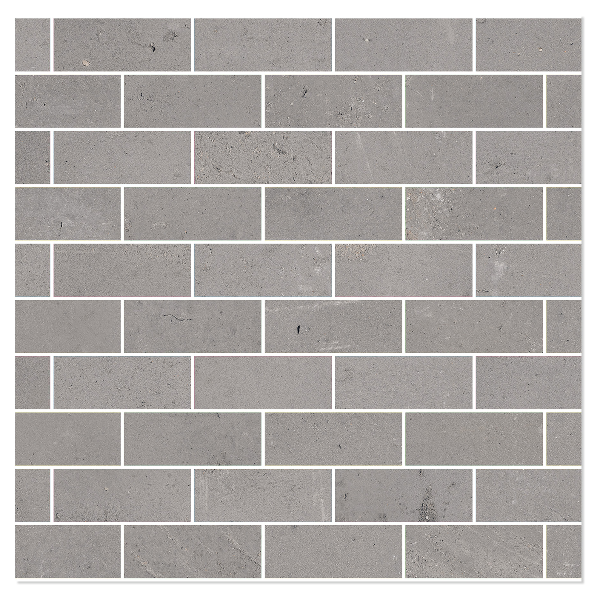Sant’Agostino Mosaikk Gulvflis Duo Taupe Matt-Struktur 3D 30x30 cm