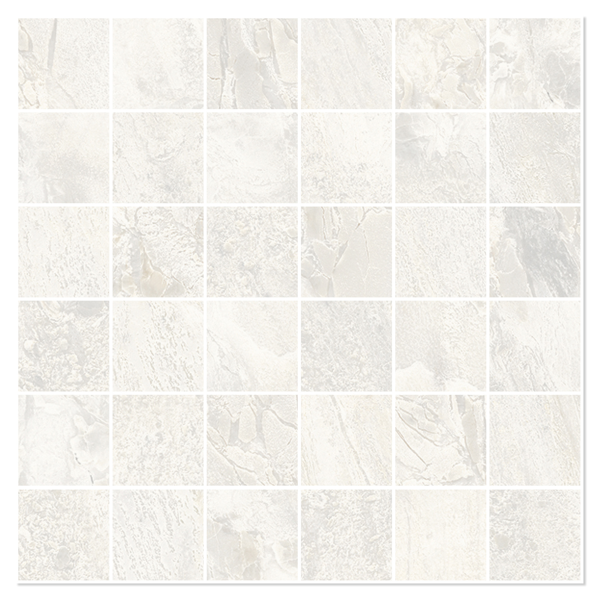 Sant’Agostino Mosaikk Gulvflis Paradiso Ice Matt 30x30 (5x5) cm