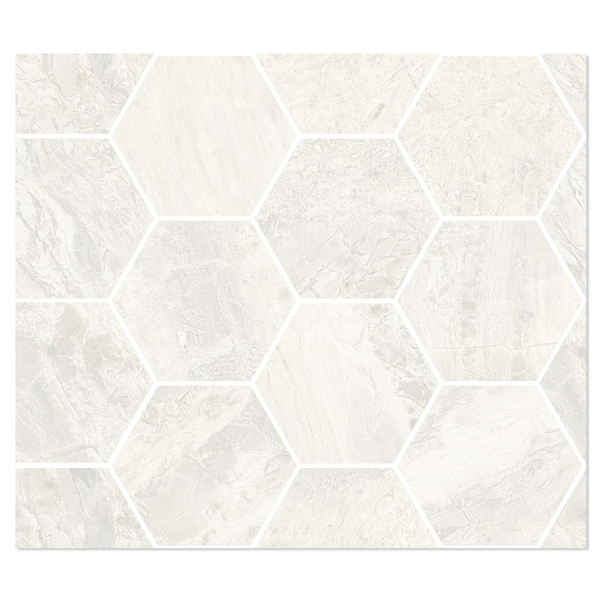 Sant’Agostino Mosaikk Gulvflis Paradiso Ice Polert 30x35 cm