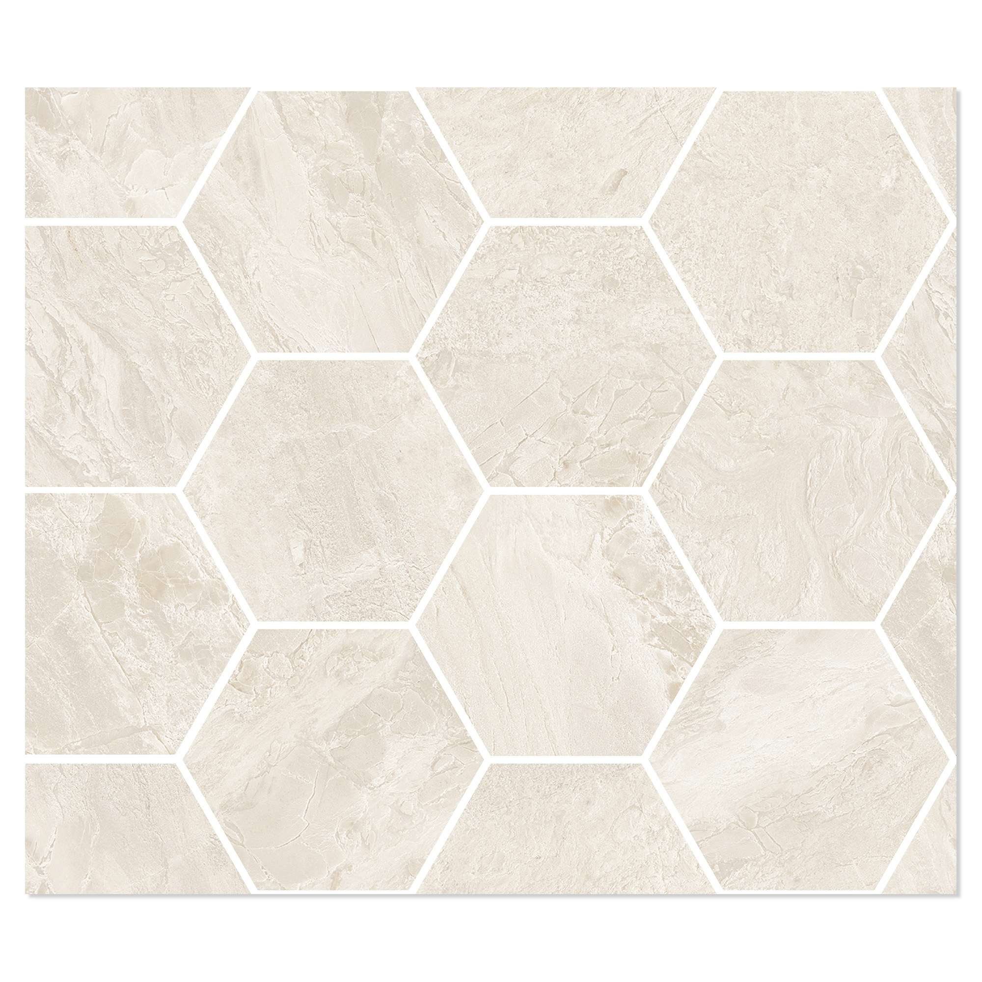 Sant’Agostino Mosaikk Gulvflis Paradiso Beige Polert 30x35 cm