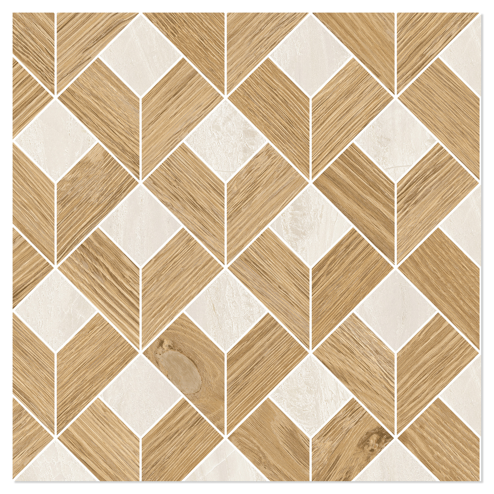 Sant’Agostino Mosaikk Gulvflis Paradiso Beige Polert 29x29 cm