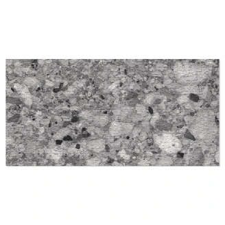 Sant’Agostino Klinker <strong>Venistone</strong>  Dark Matt-Relief 60x120 cm